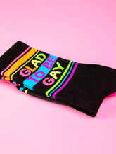 Load image into Gallery viewer, Gumball Poodle - Glad To Be Gay Gym Crew Socks