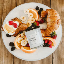 Load image into Gallery viewer, Sweet Water Decor - Sunday Brunch Soy Candle White Jar 11oz