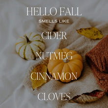 Load image into Gallery viewer, Sweet Water Decor - Hello Fall Soy Candle Matte Jar 15oz