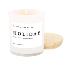 Load image into Gallery viewer, Sweet Water Decor - Holiday Soy Candle White Jar 11oz