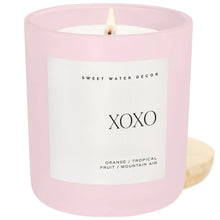 Load image into Gallery viewer, Sweet Water Decor - XOXO Soy Candle Matte Pink Jar 15oz