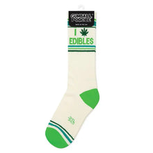 Load image into Gallery viewer, Gumball Poodle - I (Pot Leaf) Edibles Gym Crew Socks