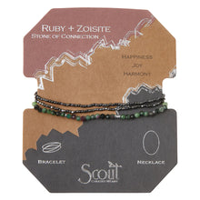 Load image into Gallery viewer, Scout - Delicate Stone Ruby Zoisite - Stone of Connection