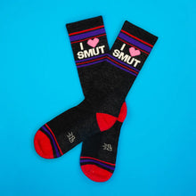 Load image into Gallery viewer, Gumball Poodle - I ❤️ Smut Gym Crew Socks