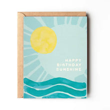 Load image into Gallery viewer, Happy Birthday Sunshine Card