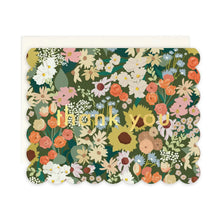 Load image into Gallery viewer, Flower Market Scallop Thank You Card