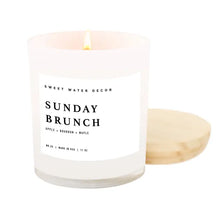 Load image into Gallery viewer, Sweet Water Decor - Sunday Brunch Soy Candle White Jar 11oz