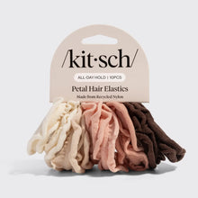 Load image into Gallery viewer, Kitsch - Recycled Fabric Petal Hair Elastics 10pc Set - Blush