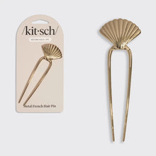 Load image into Gallery viewer, Kitsch - Metal Clam Shell French Hair Pin - Gold