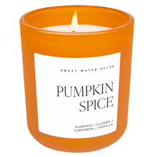 Load image into Gallery viewer, Sweet Water Decor - Pumpkin Spice Soy Candle Matte Jar 15oz
