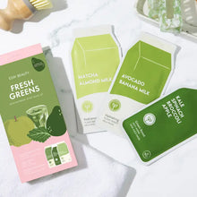 Load image into Gallery viewer, ESW Beauty - Fresh Greens Superfood Sheet Mask Set