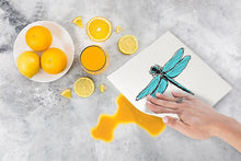 Load image into Gallery viewer, Dragonflies Dishcloths Set of 2