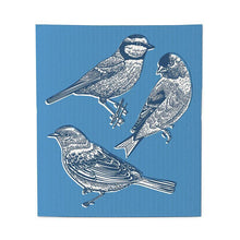 Load image into Gallery viewer, Bird Sketch Dishcloths. Set of 2