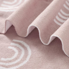 Load image into Gallery viewer, Bleu La La -  Luxury Cotton Swaddle Receiving Baby Blanket - Rainbow