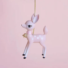 Load image into Gallery viewer, Holiday Retro Deer Ornament