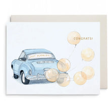 Load image into Gallery viewer, Vintage Car Wedding Card
