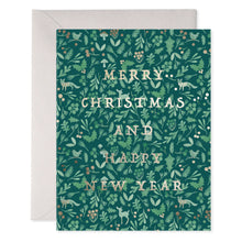 Load image into Gallery viewer, Winter Forest Christmas Card