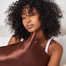 Load image into Gallery viewer, Kitsch - Satin Pillowcase - Chocolate