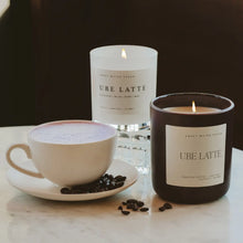Load image into Gallery viewer, Sweet Water Decor - Ube Latte Soy Candle Matte Brown Jar 15oz