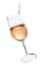 Load image into Gallery viewer, Glass of Rose Ornament