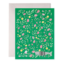 Load image into Gallery viewer, Green Floral Birthday Card