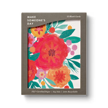 Load image into Gallery viewer, BURSTING BLOSSOMS Boxed Blank Note Cards