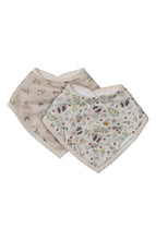 Load image into Gallery viewer, LouLou Lollipop Bumble Bees Muslin Bandana Bib Set