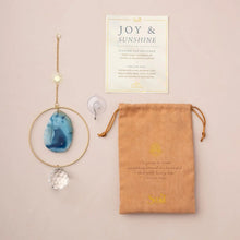 Load image into Gallery viewer, Scout - Stone Suncatcher - Sun/Blue Agate