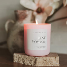 Load image into Gallery viewer, Sweet Water Decor - Best Mom Ever Soy Candle Matte Pink Jar 15oz