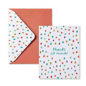 CONFETTI Boxed Blank Note Cards