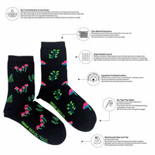 Load image into Gallery viewer, Friday Sock Co. - Women’s Neon Mushroom Socks