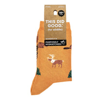 Load image into Gallery viewer, Friday Sock Co. - Women's Wildlife This Did Good Mismatched Socks