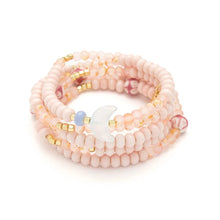 Load image into Gallery viewer, Scout - Ceramic Bead Wrap Bracelet/Necklace- Balance/Moon