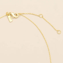 Load image into Gallery viewer, Pressed Flower Necklace - White Lace Flower/Gold