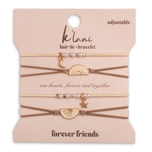 Load image into Gallery viewer, K'lani - Forever Friends - Hair Tie Bracelets