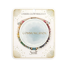 Load image into Gallery viewer, Scout - Chakra Glow Bracelet - Communication/Throat/Gold