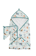 Load image into Gallery viewer, Loulou Lollipop Superhero Dog Hooded Towel Set