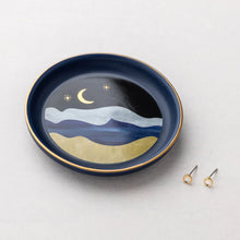 Load image into Gallery viewer, Scout - Jewelry Dish & Stud Earring Set - Moonlight/Midnight Blue