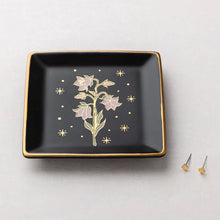 Load image into Gallery viewer, Scout - Jewelry Dish & Stud Earring Set - Flower/Black