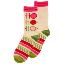 Load image into Gallery viewer, Ho Ho Ho Holiday Socks