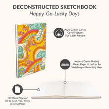 Load image into Gallery viewer, Happy Go Lucky Days Deconstructed Sketchbook