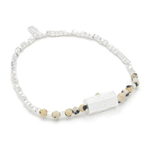 Load image into Gallery viewer, Scout - Stella Bracelet - Joy/Dalmatian Jasper/Silver