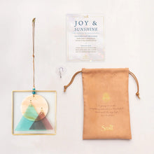 Load image into Gallery viewer, Scout - Stained Glass Light Catcher - Sunset Mountains