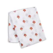 Load image into Gallery viewer, Lulujo Swaddle Blanket Muslin Cotton Mushroom