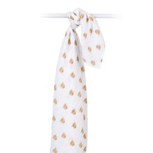 Load image into Gallery viewer, Lulujo Swaddle Blanket Muslin Cotton Highland Cow