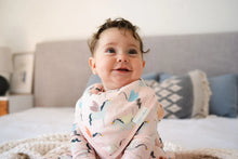 Load image into Gallery viewer, LouLou Lollipop Unicorn Ballet Muslin Bandana Bib Set