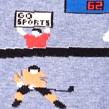 Load image into Gallery viewer, Friday Sock Co. - Men's Funny Hockey Scene Socks