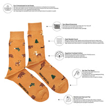 Load image into Gallery viewer, Friday Sock Co. - Men's Wildlife This Did Good Mismatched Socks