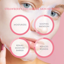 Load image into Gallery viewer, ESW Beauty - Strawberry Coco Rosé Soothing Biocellulose Mocktail Mask