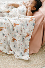 Load image into Gallery viewer, Loulou Lollipop Baby Dinomite Muslin Swaddle